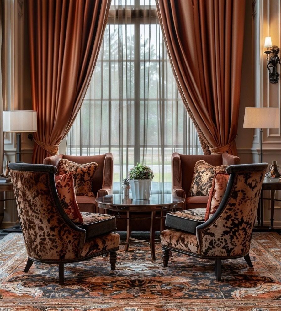 Living Room Curtain Design