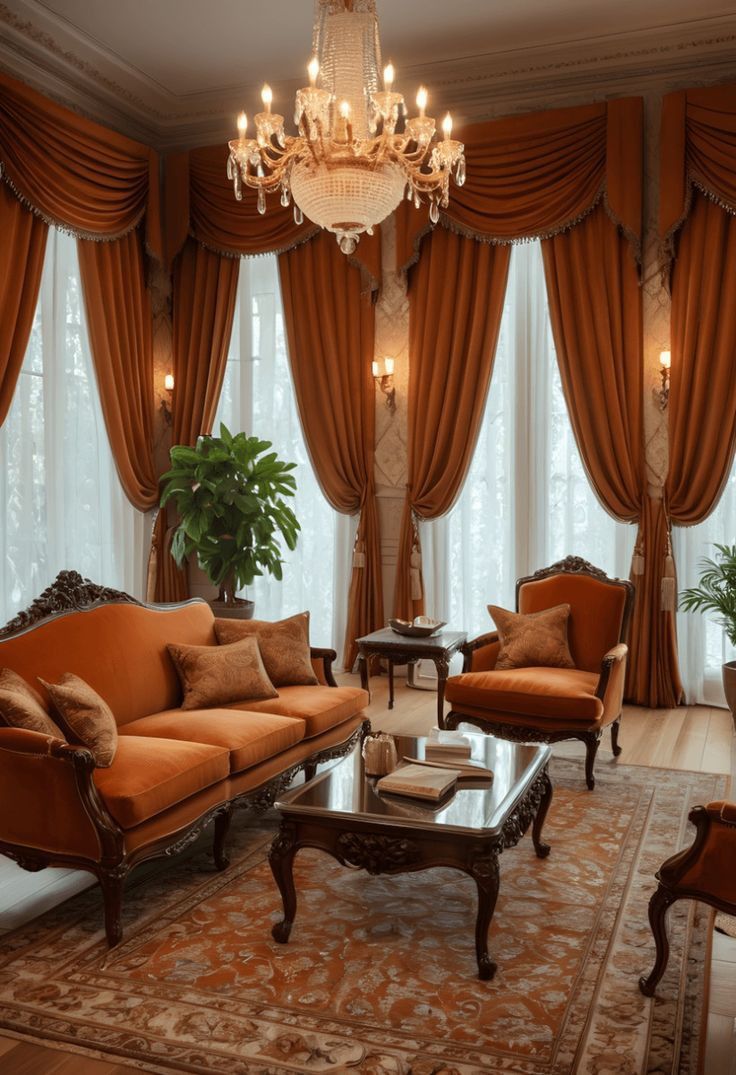 Living Room Curtain Design