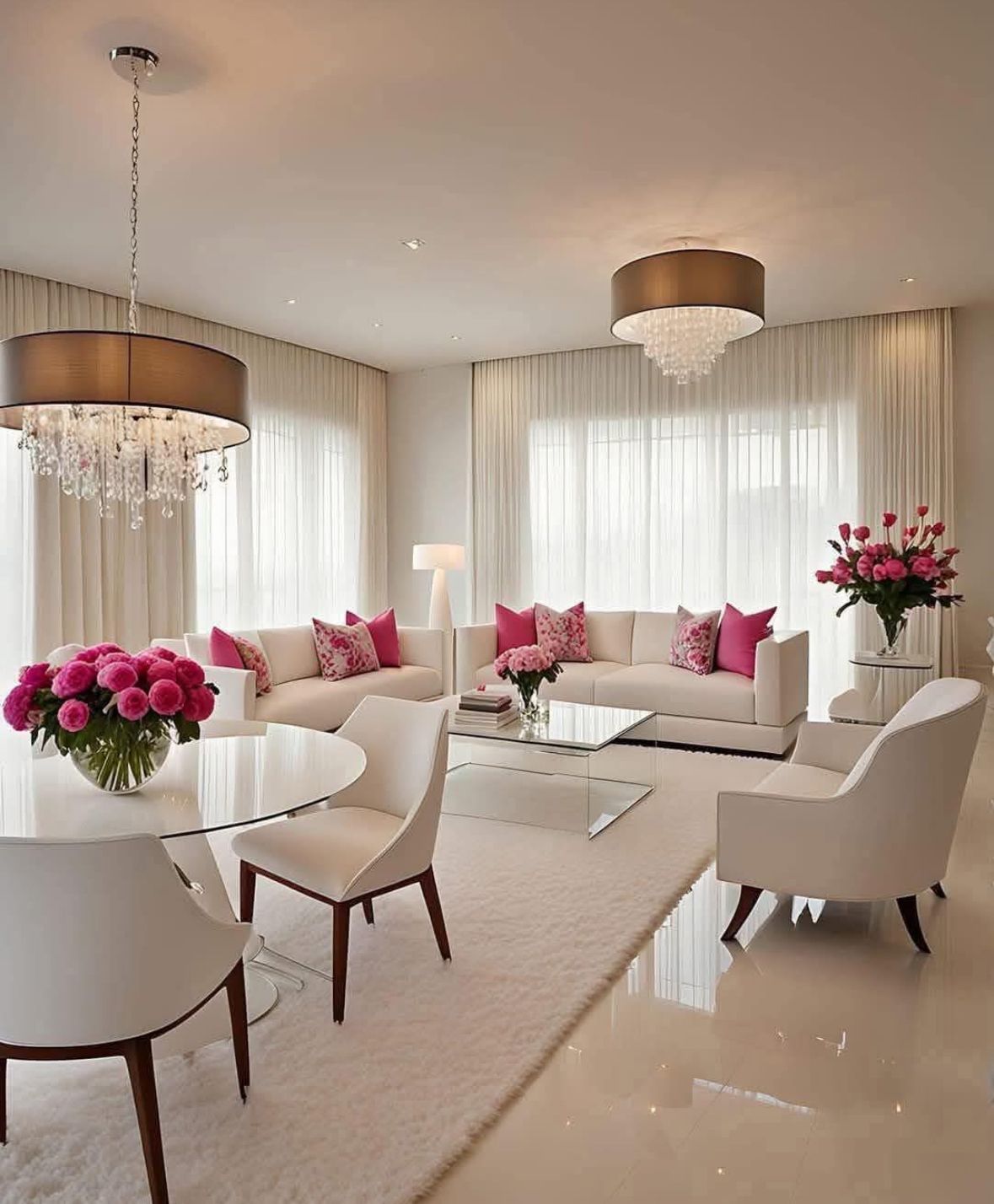 White Sheer Curtain Fabric