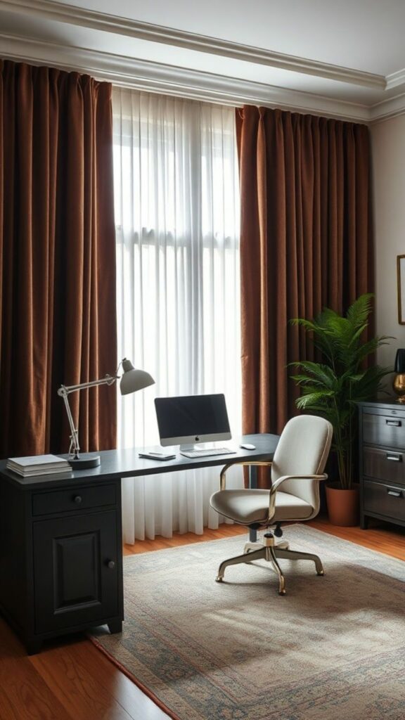 Office Window Curtains