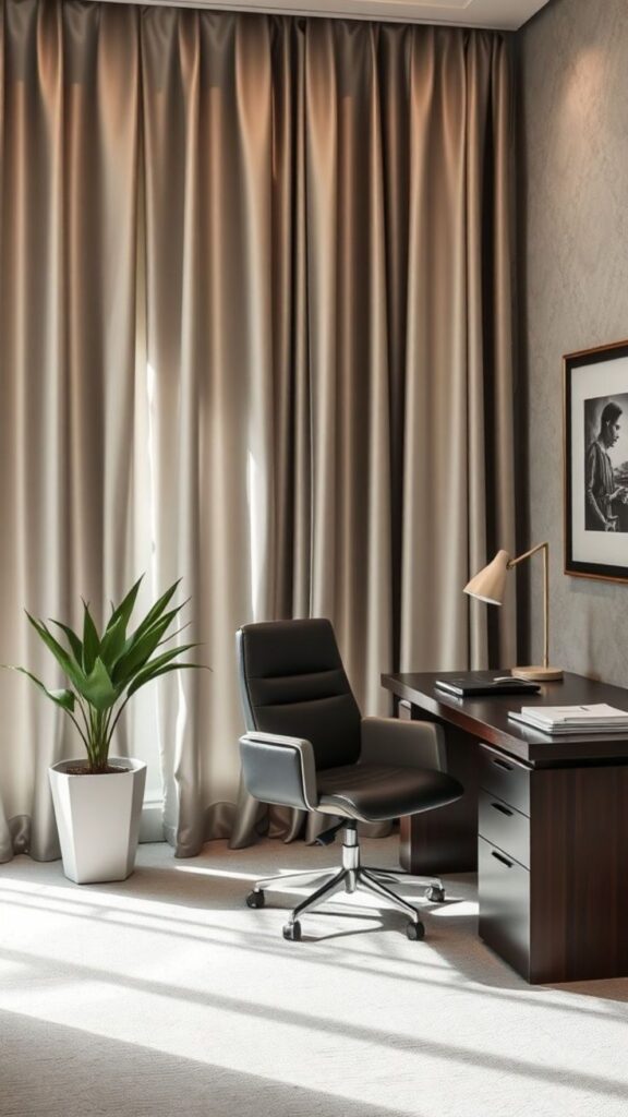 Office Window Curtains