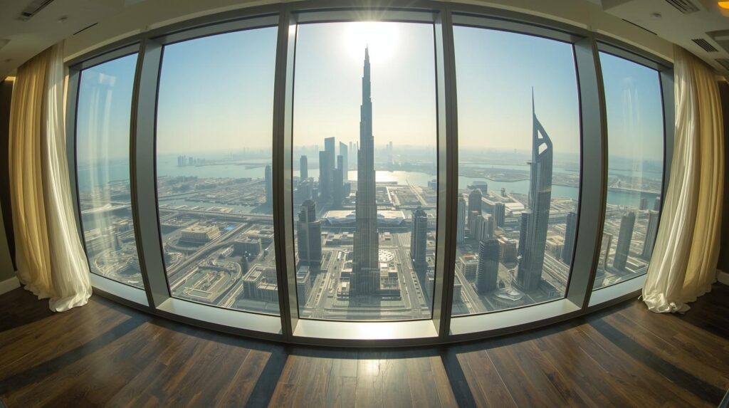 blackout vs sheer curtains in Dubai